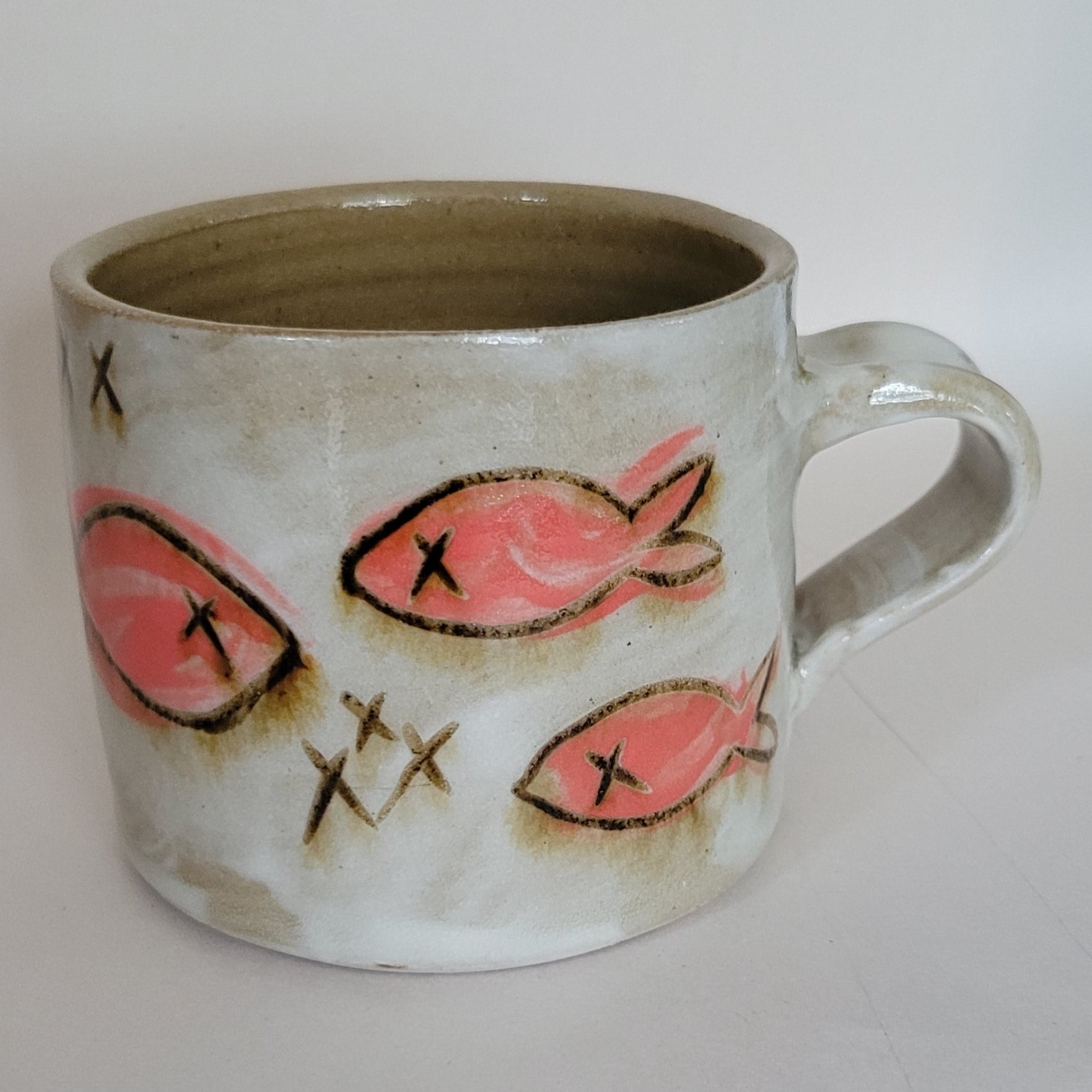 Pink Fish Mug