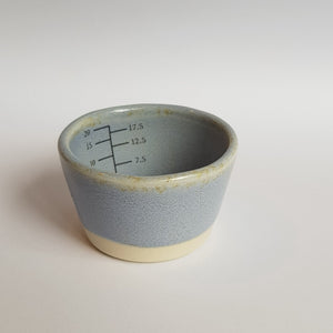 Stoneware Measuring Cup: Periwinkle