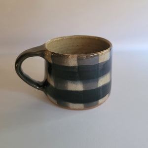 Black Check Mug