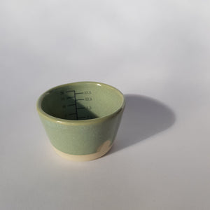 Stoneware Measuring Cup: Eucalyptus