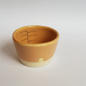 Stoneware Measuring Cup: Latte