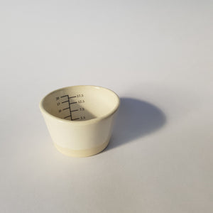 Stoneware Measuring Cup: Oatmeal